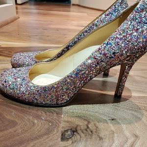 Kate Spade glitter pumps sz 7.5